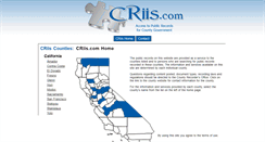 Desktop Screenshot of criis.com