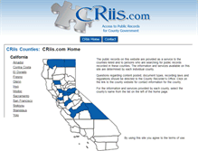 Tablet Screenshot of criis.com